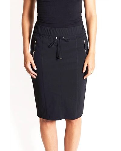 RAFFAELLO ROSSI Nele Knee Length Skirt - Black