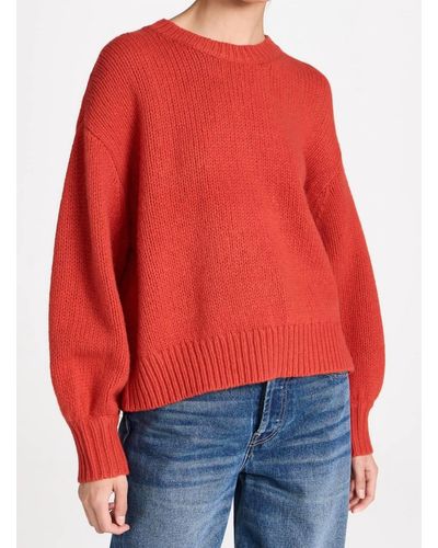 The Great Bubble Pullover Sweater - Red
