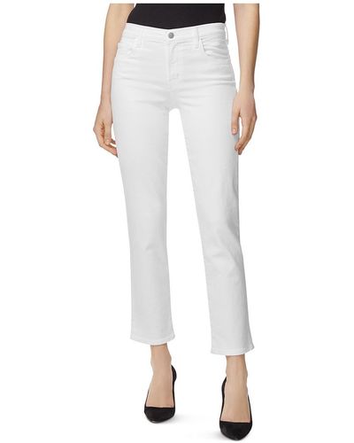 J Brand Adele Denim Color Skinny Jeans - White