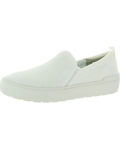 Dr. Scholls Delight Knit Slip On Comfort Insole Casual And Fashion Sneakers - White