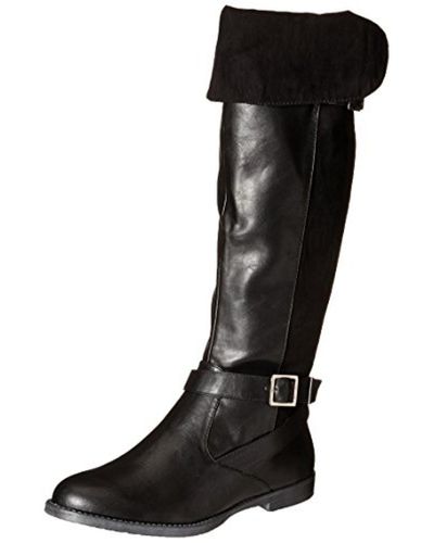 Bella Vita Romy Ii Buckle Knee-high Boots - Black