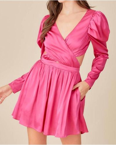 Mustard Seed Love Runs True Dress In Azalea Pink