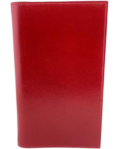 Hermès Leather Wallet (pre-owned) - Red