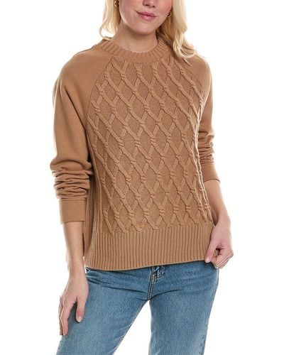 Marella Scapo Wool-blend Sweatshirt - Brown