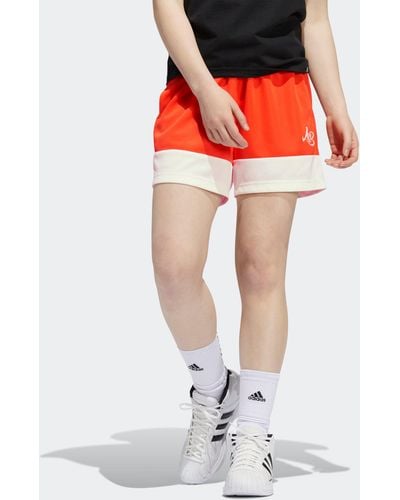 adidas Candace Parker Shorts - Orange