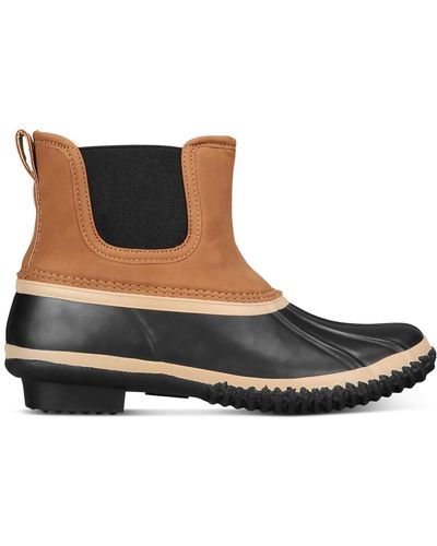 Style & Co. Rubber Pull O Rain Boots - Black