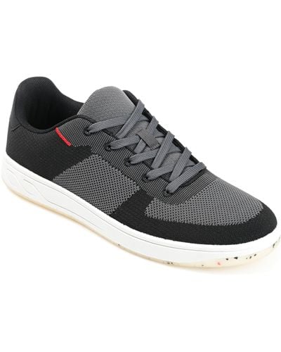 Vance Co. Topher Knit Athleisure Sneaker - Black