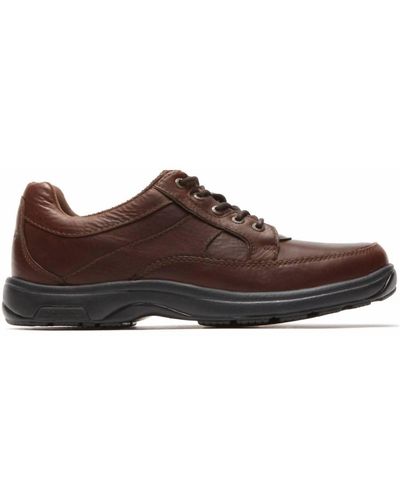 Dunham Midland Lace Up Oxford - 6e Wide Width In Brown