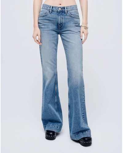RE/DONE 70s Low Rise Bell Bottom Jean - Blue