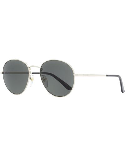 Smith Oval Sunglasses Prep Silver/black 53mm