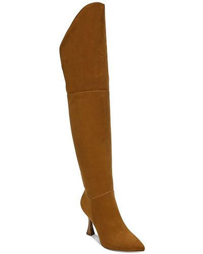 BarIII Ammi Faux Suede Tall Over-the-knee Boots - Brown