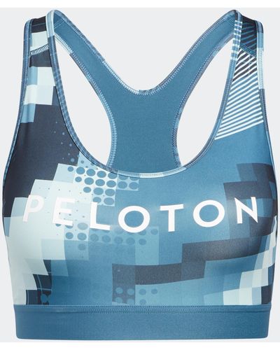 adidas X Peloton Digi Motion Heat.rdy Believe This Bra - Blue