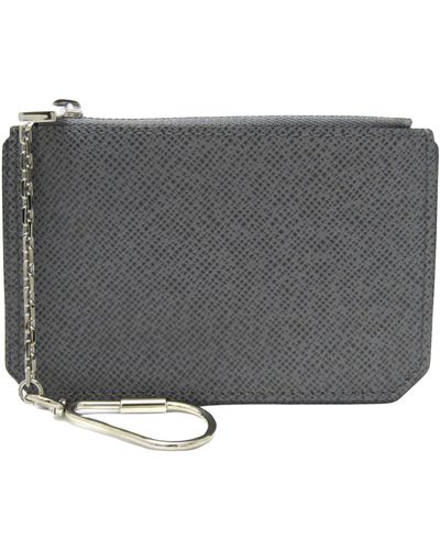 Louis Vuitton Pochette Clés Leather Wallet (pre-owned) - Gray