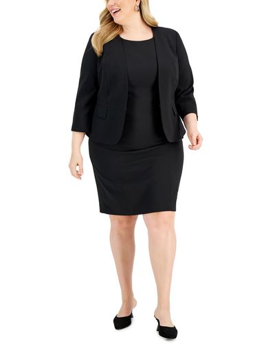 Le Suit Women's Skirt Suit Black Size 6 P