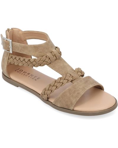 Journee Collection Collection Tru Comfort Foam Florence Sandal - Brown