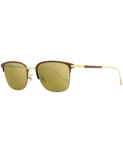 Longines Rectangular Sunglasses Lg0022 36g Bronze/brown 53mm - Black
