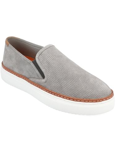 Thomas & Vine Tillman Slip-on Leather Sneaker - Gray