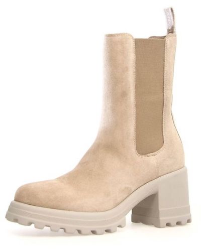 Voile Blanche Nappa Leather Boots - Natural
