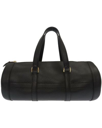 Hermès Leather Handbag (pre-owned) - Black
