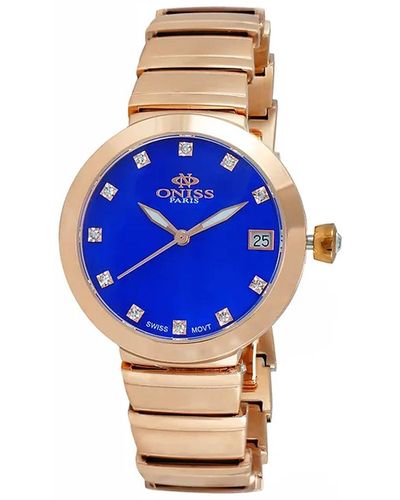 Oniss Prima Blue Dial Watch