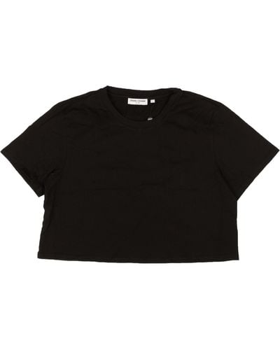Opening Ceremony Blank Oc Cropped Short Sleeve T-shirt - Black