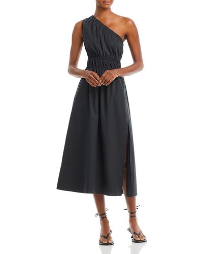 Rails Selani Slit Cotton Maxi Dress - Black