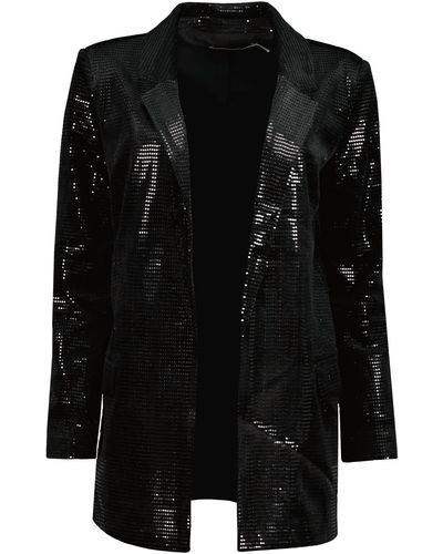 Bishop + Young Steal The Night Sequin Blazer - Black