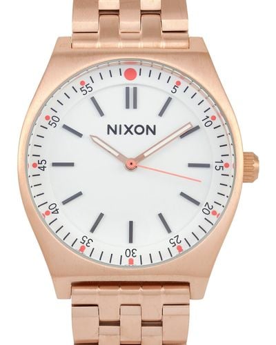 Nixon Crew 39mm All Rose Gold/cream Stainless Steel Watch A1186-2761 - Multicolor