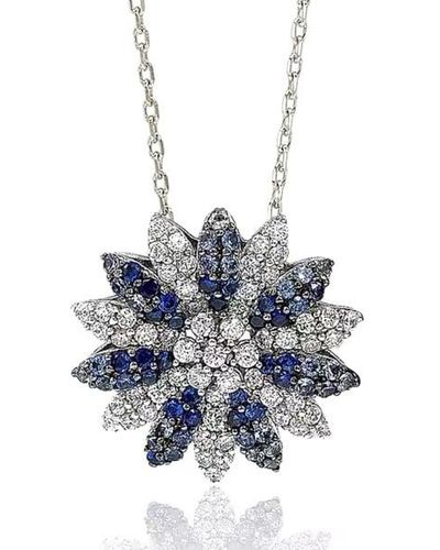 Suzy Levian Sapphire And Diamond Accent - Blue