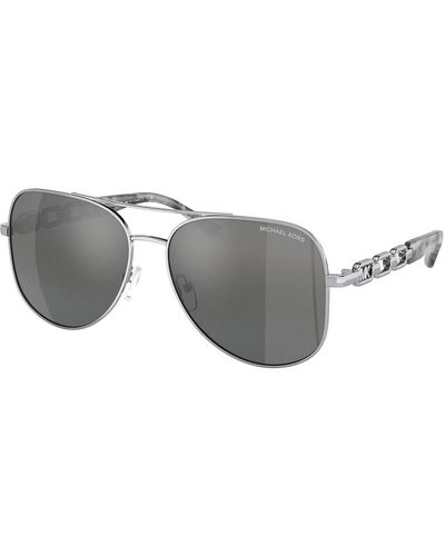Michael Kors Mk 1121 115388 58mm Aviator Sunglasses - Gray