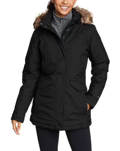 Eddie Bauer Silver Lining Down Parka - Black