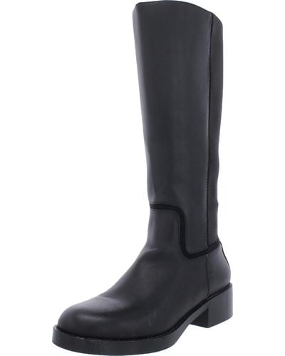 Rocket Dog Palomino Faux Leather Tall Knee-high Boots - Black
