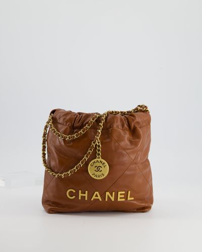 Chanel Mini 22 Bag - Brown