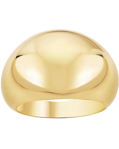 Fine Jewelry Dome Ring 14k Gold - Metallic