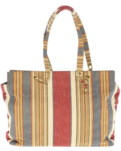 Chanel Canvas Tote Bag (pre-owned) - Multicolor