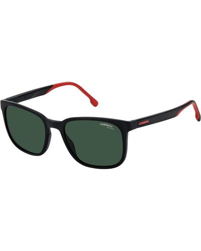 Carrera 8046/s Matte Frame Green Polarized Lens Sunglasses - Black