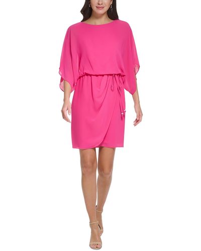 Jessica Howard Semi-formal Mini Cocktail And Party Dress - Pink