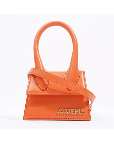 Jacquemus Le Chiquito Moyen Leather Crossbody Bag - Orange