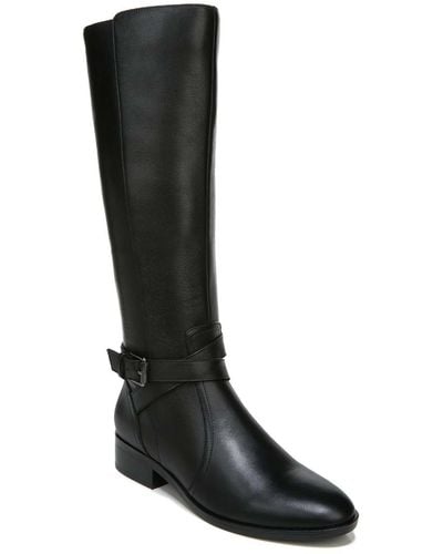 Naturalizer Rena Padded Insole Riding Knee-high Boots - Black