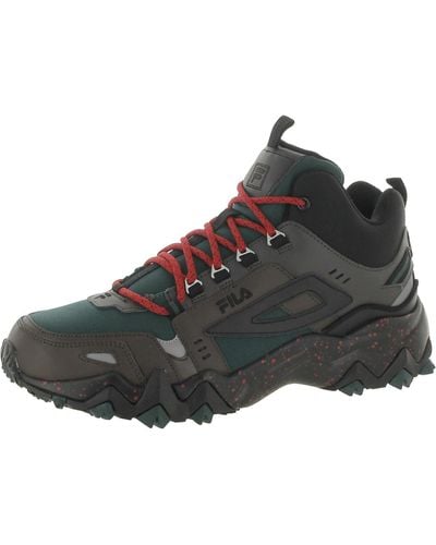 Fila Oakmont Tr Mid Fitness Outdoor Hiking Shoes - Black