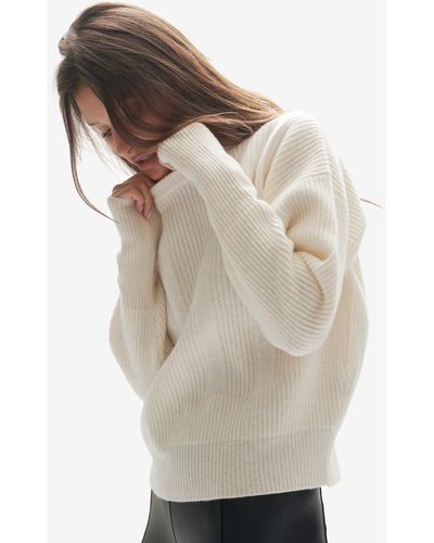Holden W Wool Icon Sweater - Soft Cream - Natural