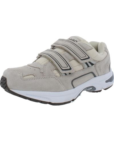 Vionic Tabi Leather Fitness Athletic And Training Shoes - Gray