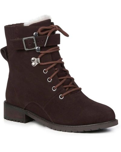 EMU Cassab All Weather Lace Up Boot - Brown