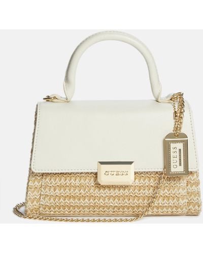Guess Factory Whitney Mini Crossbody - Natural