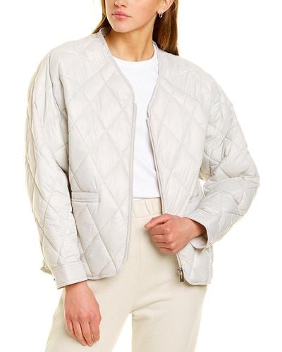 Via Spiga Quilted Jacket - White