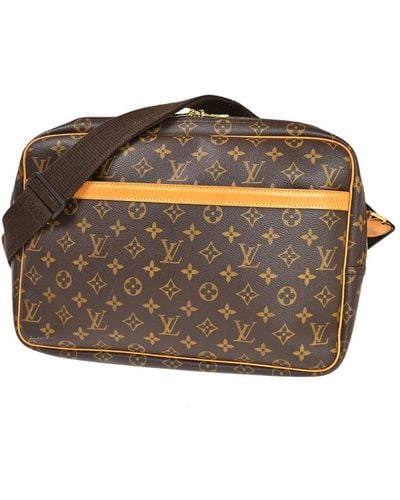 Louis Vuitton Reporter Canvas Shoulder Bag (pre-owned) - Brown