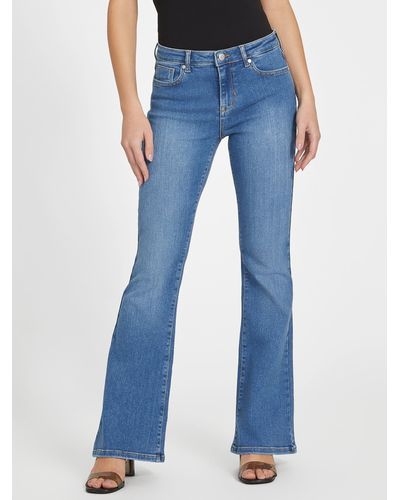 Guess Factory Eco Sharona Mid-rise Flare Jeans - Blue
