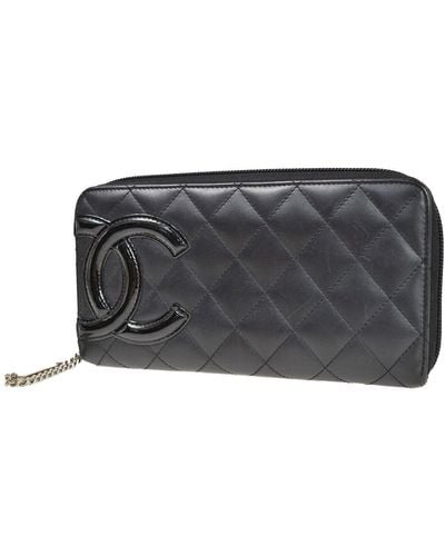 Chanel Patent Leather Wallet (pre-owned) - Black