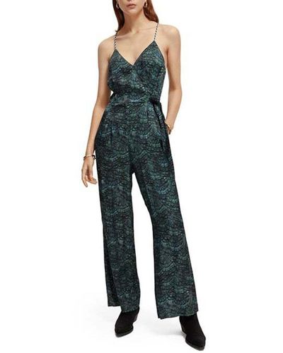 Floral Utility Jumpsuit by Scotch & Soda for $45