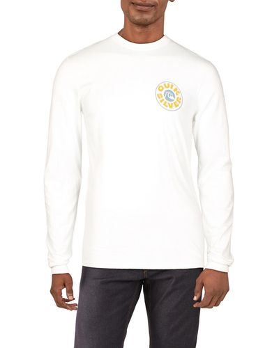 Quiksilver Cotton Graphic T-shirt - White
